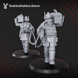 Tabletop Terrain Miniature Death Corps Specops Squad (x5)