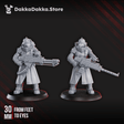 Tabletop Terrain Miniature Death Division Heavy Weapons Team x2