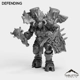Tabletop Terrain Miniature Defending Mountain Minotaur Warrior Female