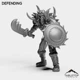Tabletop Terrain Miniature Defending Night Warrior Tier 1