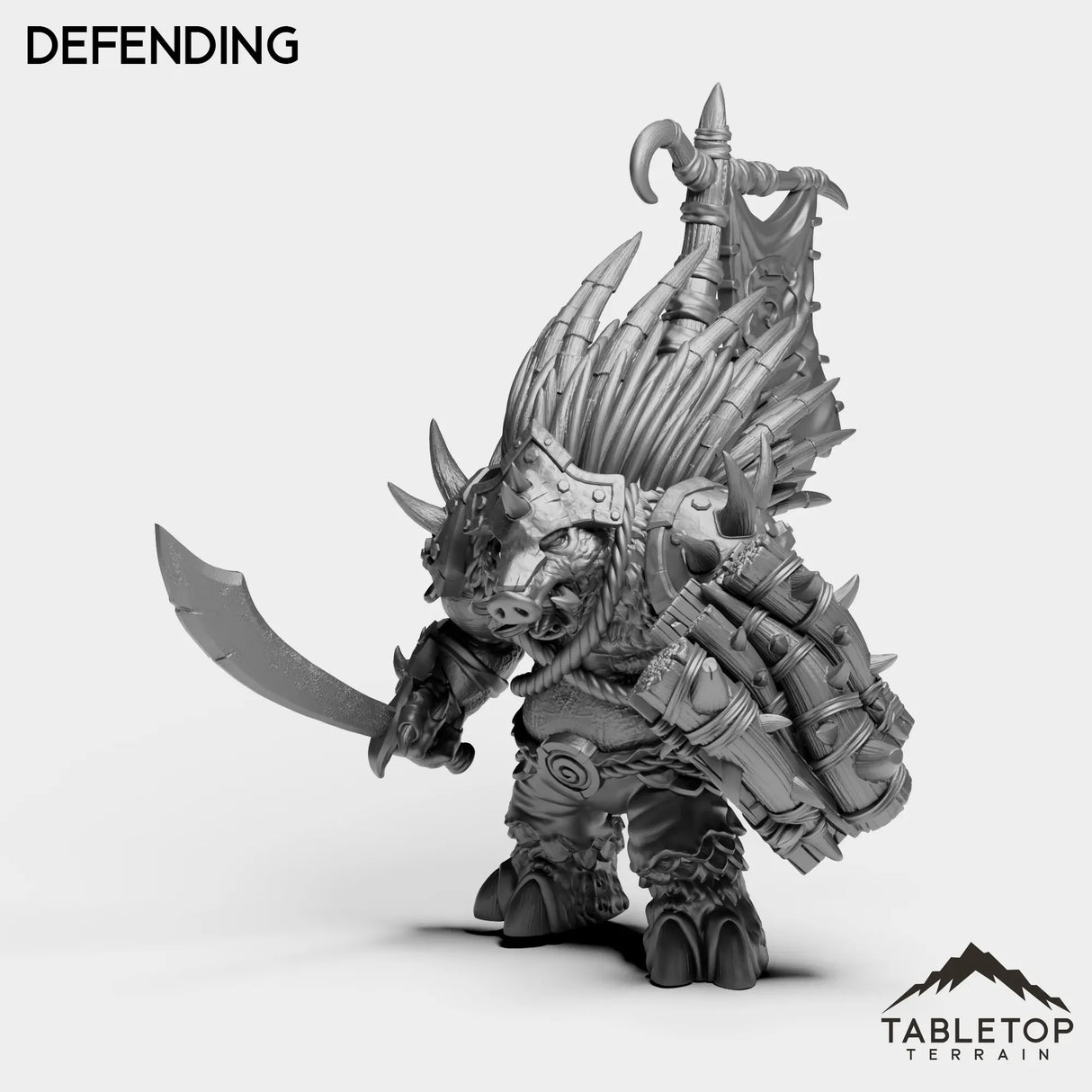 Tabletop Terrain Miniature Defending Quilboar Warfrenzy
