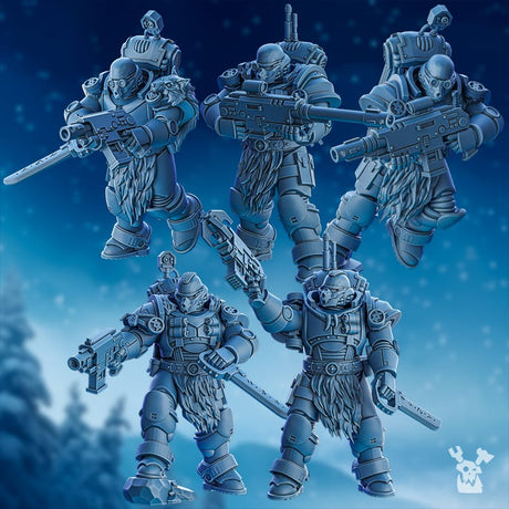 Tabletop Terrain Miniature Deimos Hounds Squad