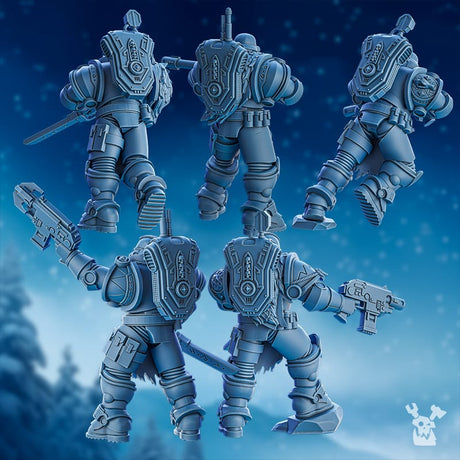 Tabletop Terrain Miniature Deimos Hounds Squad
