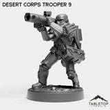 Tabletop Terrain Miniature Desert Corps Troopers