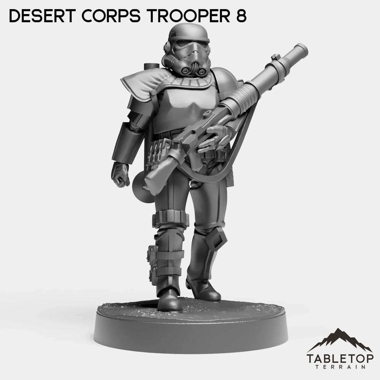 Tabletop Terrain Miniature Desert Corps Troopers