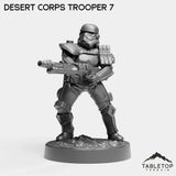 Tabletop Terrain Miniature Desert Corps Troopers