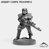 Tabletop Terrain Miniature Desert Corps Troopers