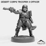 Tabletop Terrain Miniature Desert Corps Troopers