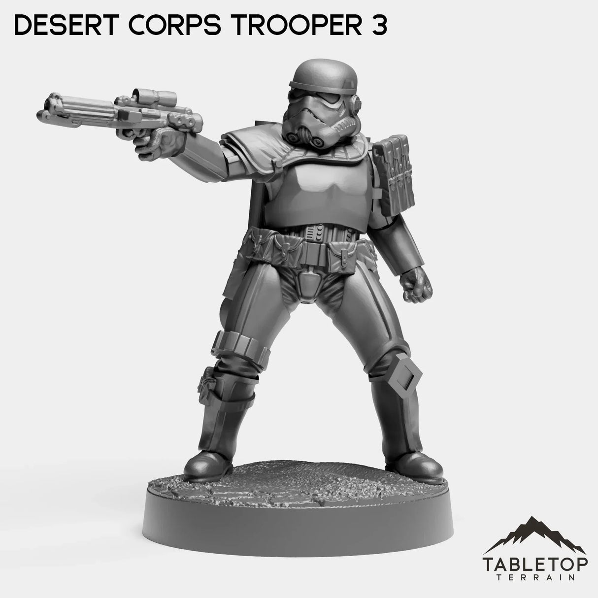 Tabletop Terrain Miniature Desert Corps Troopers