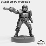 Tabletop Terrain Miniature Desert Corps Troopers