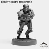 Tabletop Terrain Miniature Desert Corps Troopers