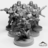 Tabletop Terrain Miniature Desert Corps Troopers