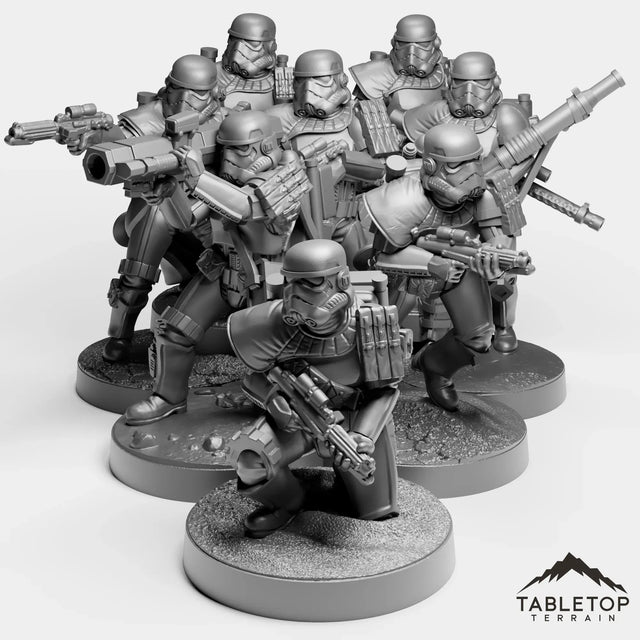 Tabletop Terrain Miniature Desert Corps Troopers