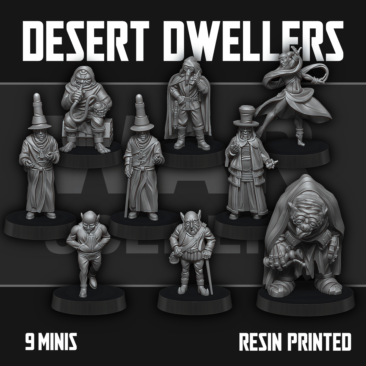 Tabletop Terrain Miniature Desert Dwellers