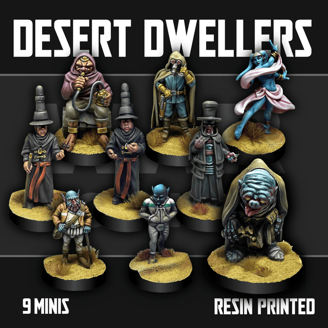 Tabletop Terrain Miniature Desert Dwellers
