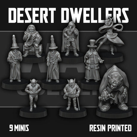 Tabletop Terrain Miniature Desert Dwellers