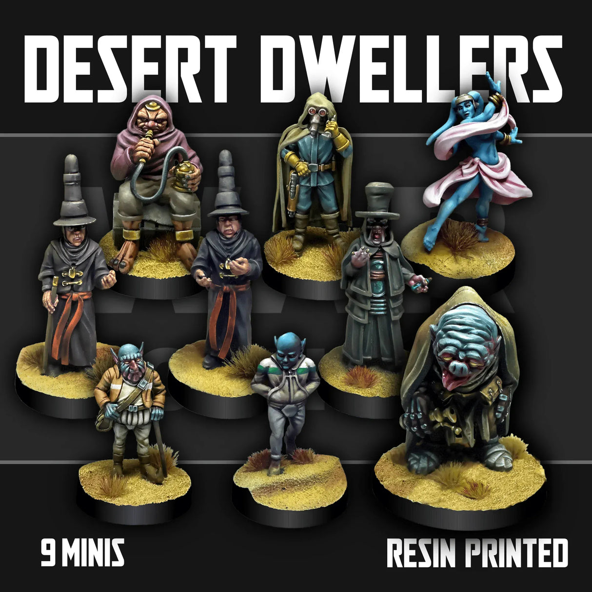 Tabletop Terrain Miniature Desert Dwellers