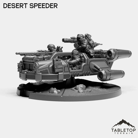 Tabletop Terrain Miniature Desert Speeder