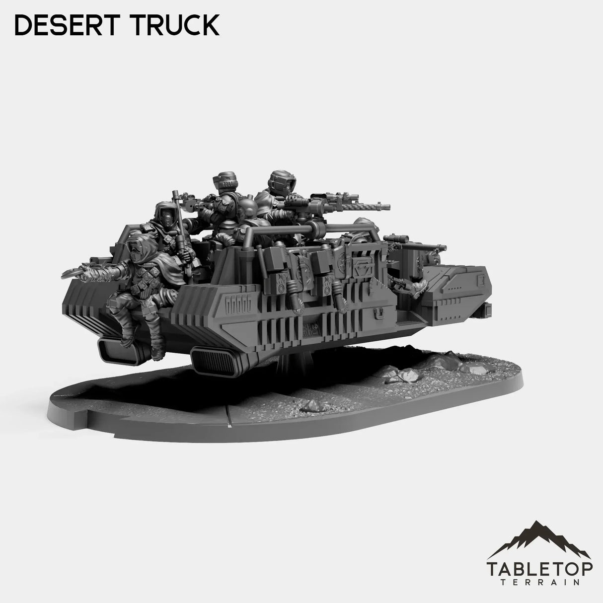 Tabletop Terrain Miniature Desert Truck