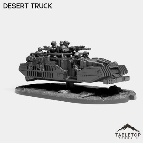 Tabletop Terrain Miniature Desert Truck
