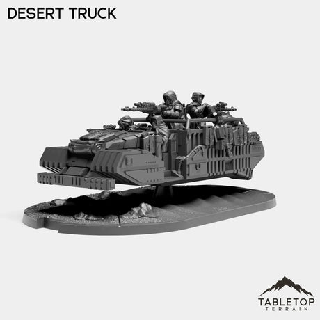 Tabletop Terrain Miniature Desert Truck