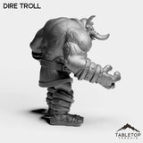 Tabletop Terrain Miniature Dire Troll