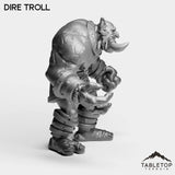 Tabletop Terrain Miniature Dire Troll