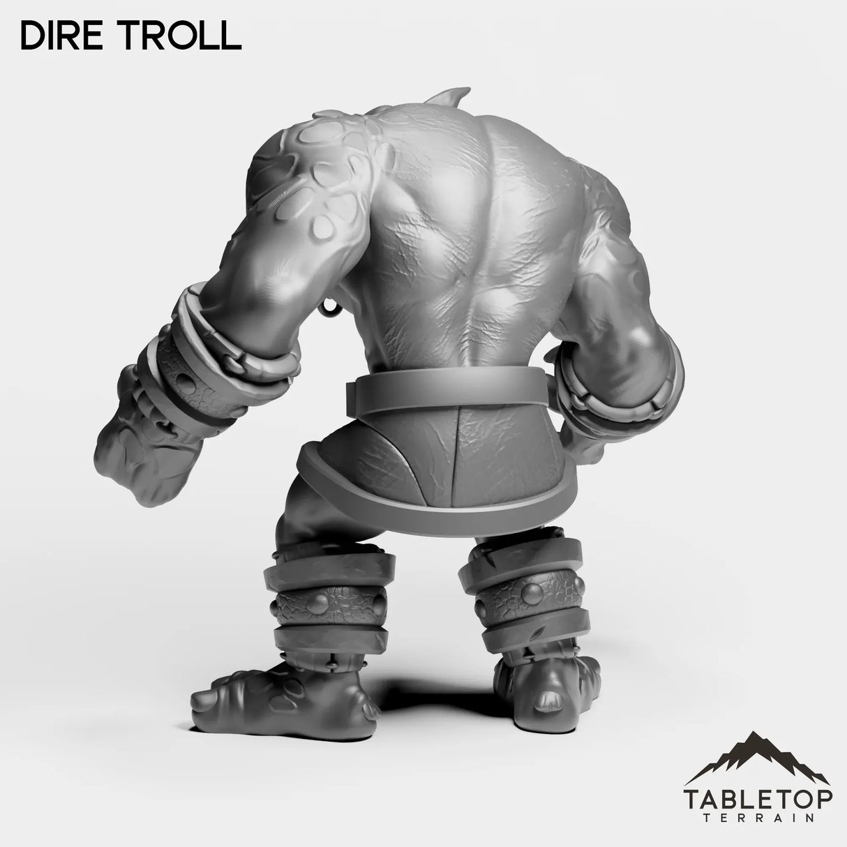 Tabletop Terrain Miniature Dire Troll