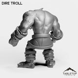Tabletop Terrain Miniature Dire Troll