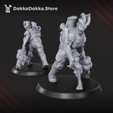 Tabletop Terrain Miniature Diseased PG Gunners Squad (x10)