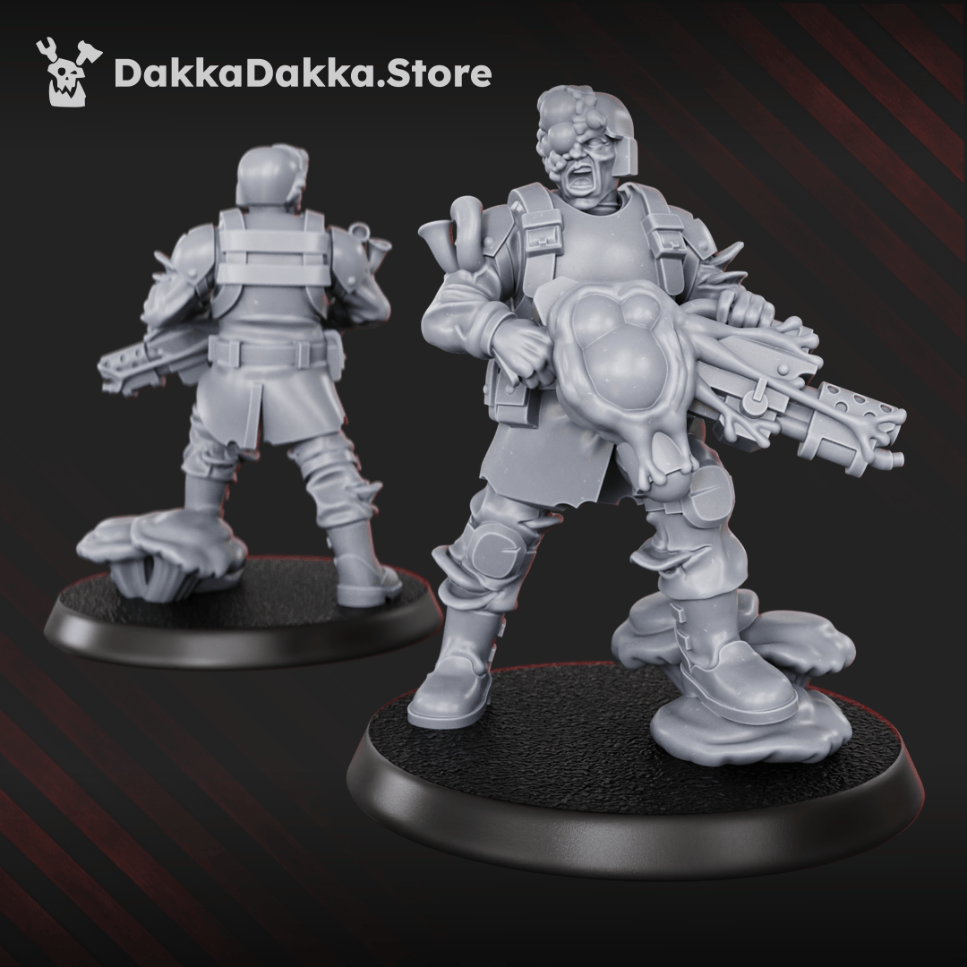 Tabletop Terrain Miniature Diseased PG Gunners Squad (x10)