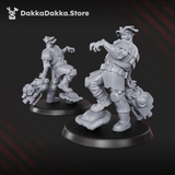 Tabletop Terrain Miniature Diseased PG Gunners Squad (x10)
