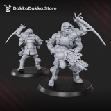 Tabletop Terrain Miniature Diseased PG Gunners Squad (x10)