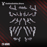 Tabletop Terrain Miniature Diseased Planetary Guard (build kit)