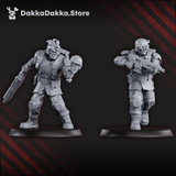 Tabletop Terrain Miniature Diseased Planetary Guard (x10)