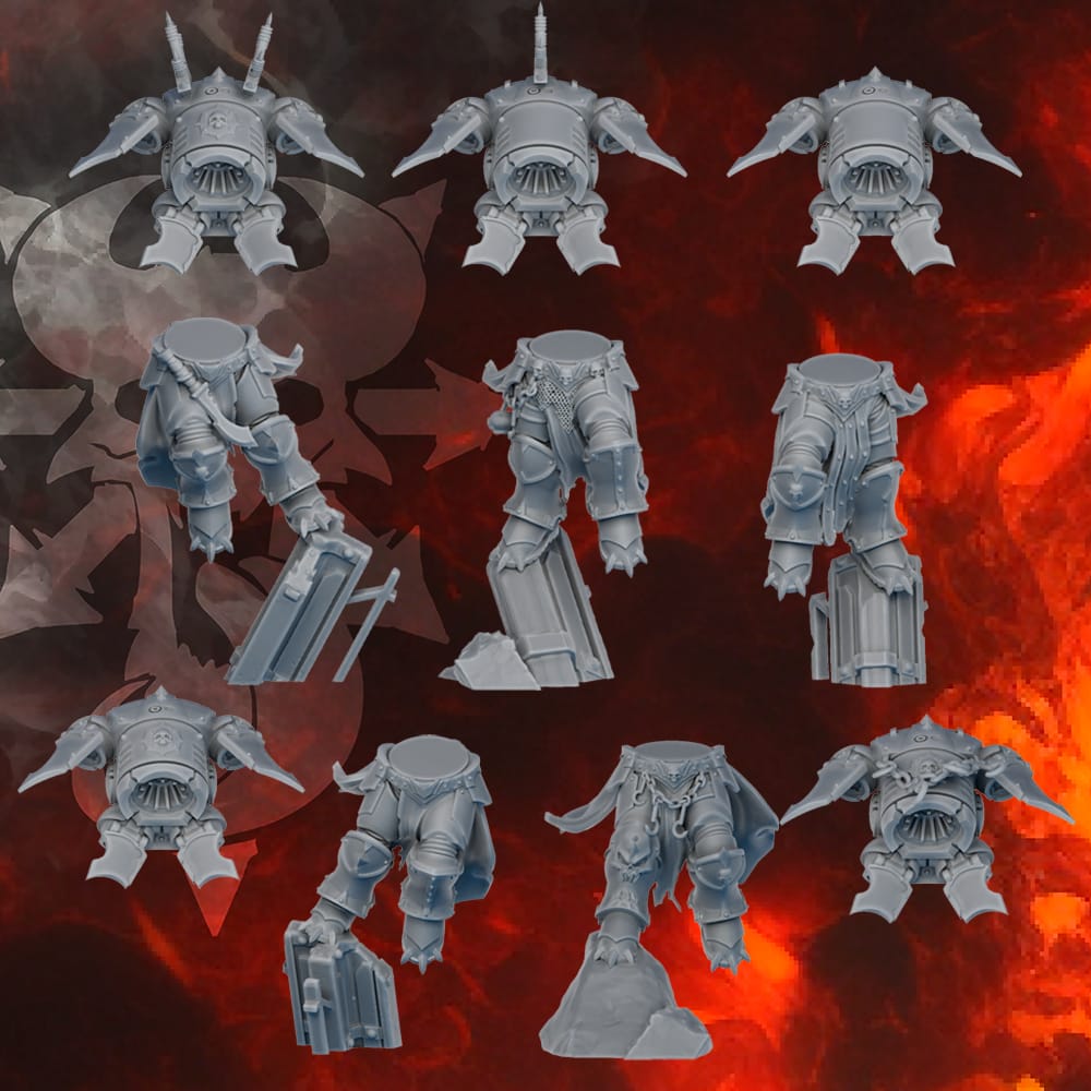 Tabletop Terrain Miniature Dismembers assembly kit