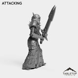 Tabletop Terrain Miniature DK Blood Elves Female