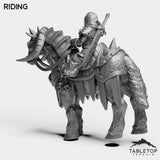 Tabletop Terrain Miniature DK Dwarves Female