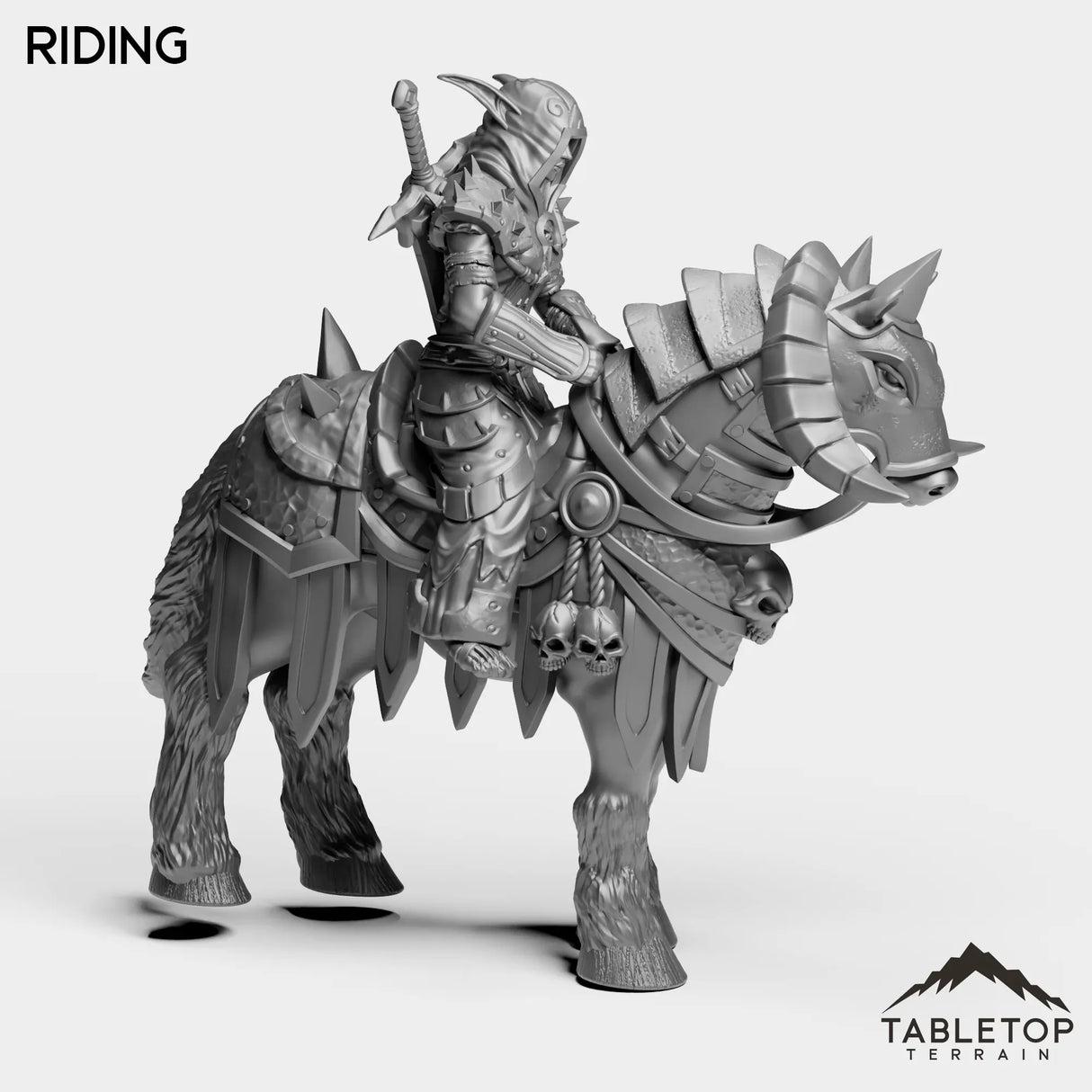 Tabletop Terrain Miniature DK Elves Female