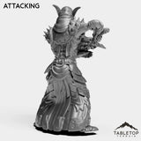 Tabletop Terrain Miniature DK Elves Female