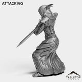 Tabletop Terrain Miniature DK Elves Female
