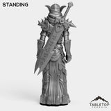 Tabletop Terrain Miniature DK Elves Female