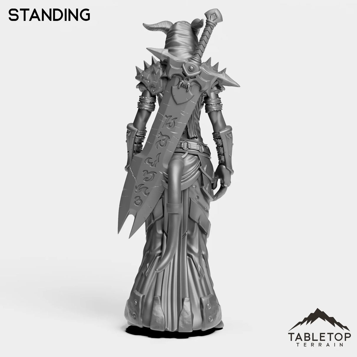 Tabletop Terrain Miniature DK Exiled Female