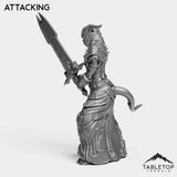 Tabletop Terrain Miniature DK Exiled Female
