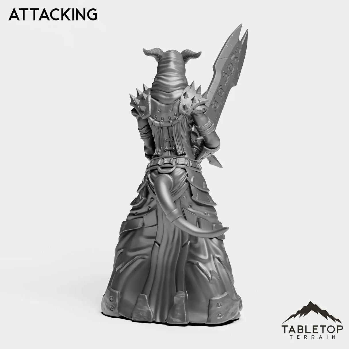 Tabletop Terrain Miniature DK Exiled Female