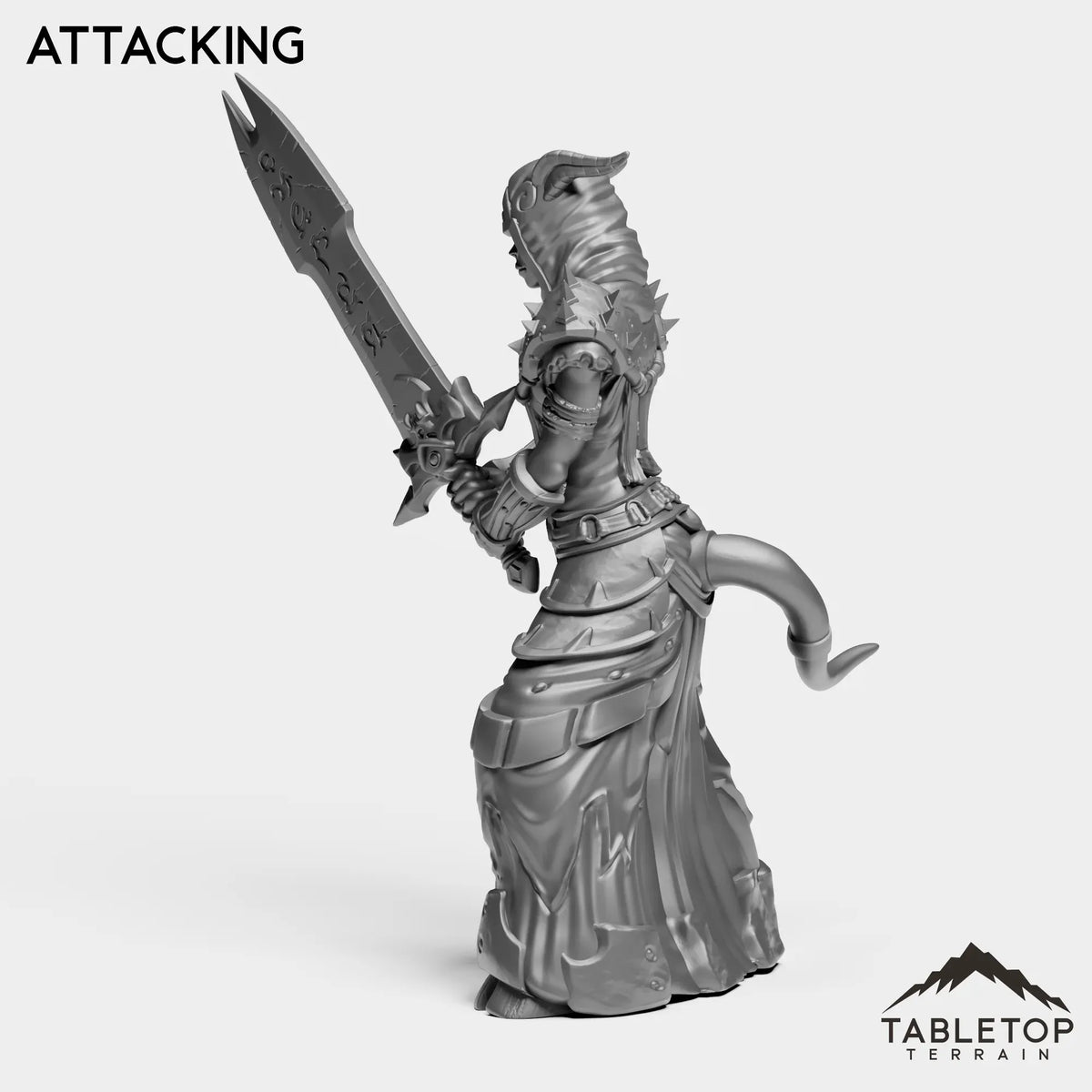 Tabletop Terrain Miniature DK Exiled Female