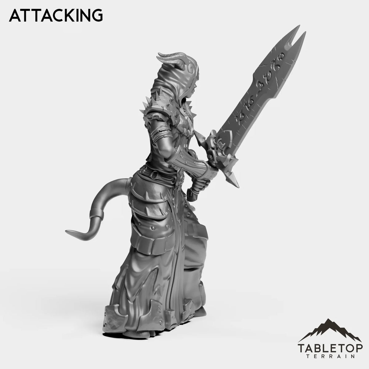 Tabletop Terrain Miniature DK Exiled Female