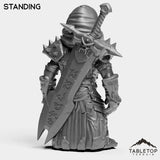 Tabletop Terrain Miniature DK Gnome Female
