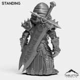 Tabletop Terrain Miniature DK Gnomes Female