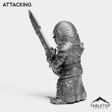 Tabletop Terrain Miniature DK Gnomes Female